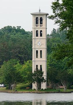 Furman's iconic Bell Tower received special mention in the report.