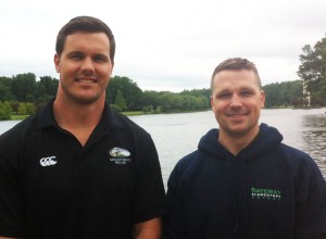 Van Rensburg (left) and Dover will pick up the coaching whistle this fall.