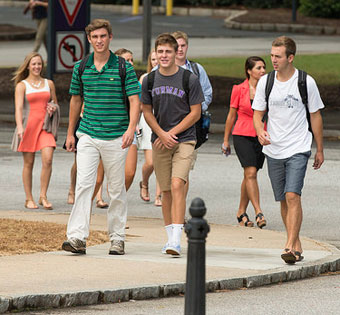 Furman begins classes on Aug. 25, and fall convocation will take place Sept. 3.