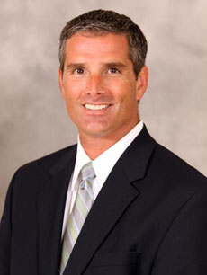 Mike Buddie, Furman's athletic director, was a pitcher in Major League Baseball for five years.